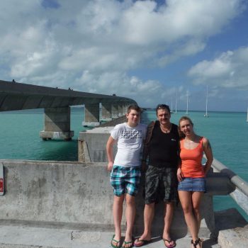 onderweg op de Overseas Highway 